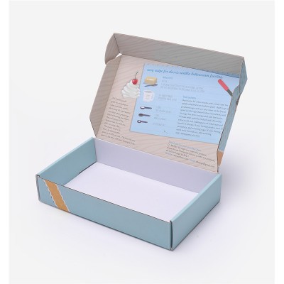 Custom printed simple design OEM factory t shirt paper box with good quality