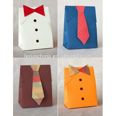 New Design Kraft Paper Gift Packages Bags for Bow Ties and Neck Ties