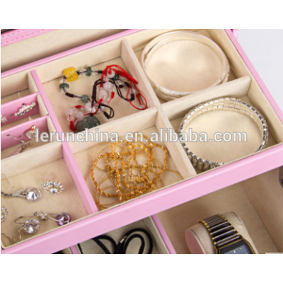 folding magnetic gift box leather jewelery box