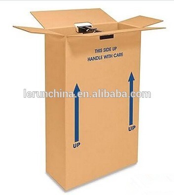 Customized cardboard corrugated paper wardrobe carton box