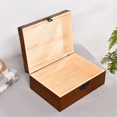 Low Moq Custom Printing Logo Pine Wood Christmas Gift Storage Apple Box