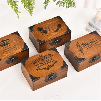 2017 Waimaotong Lerun high quality Wooden Box For Gift with locked Wood Box