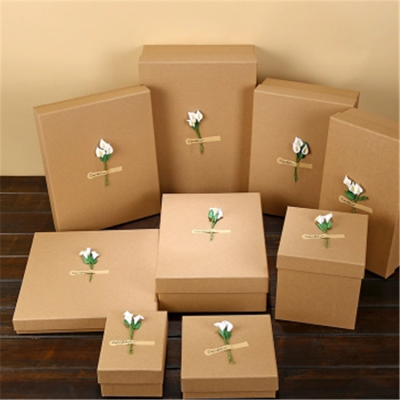 Paper box gift packing styles for clothes